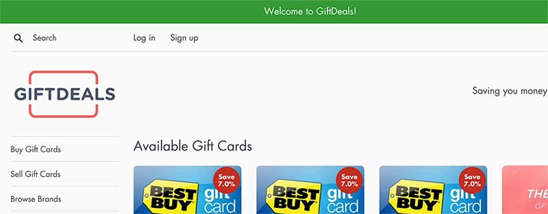 Sell Gift Cards Online Instantly on GiftDeals